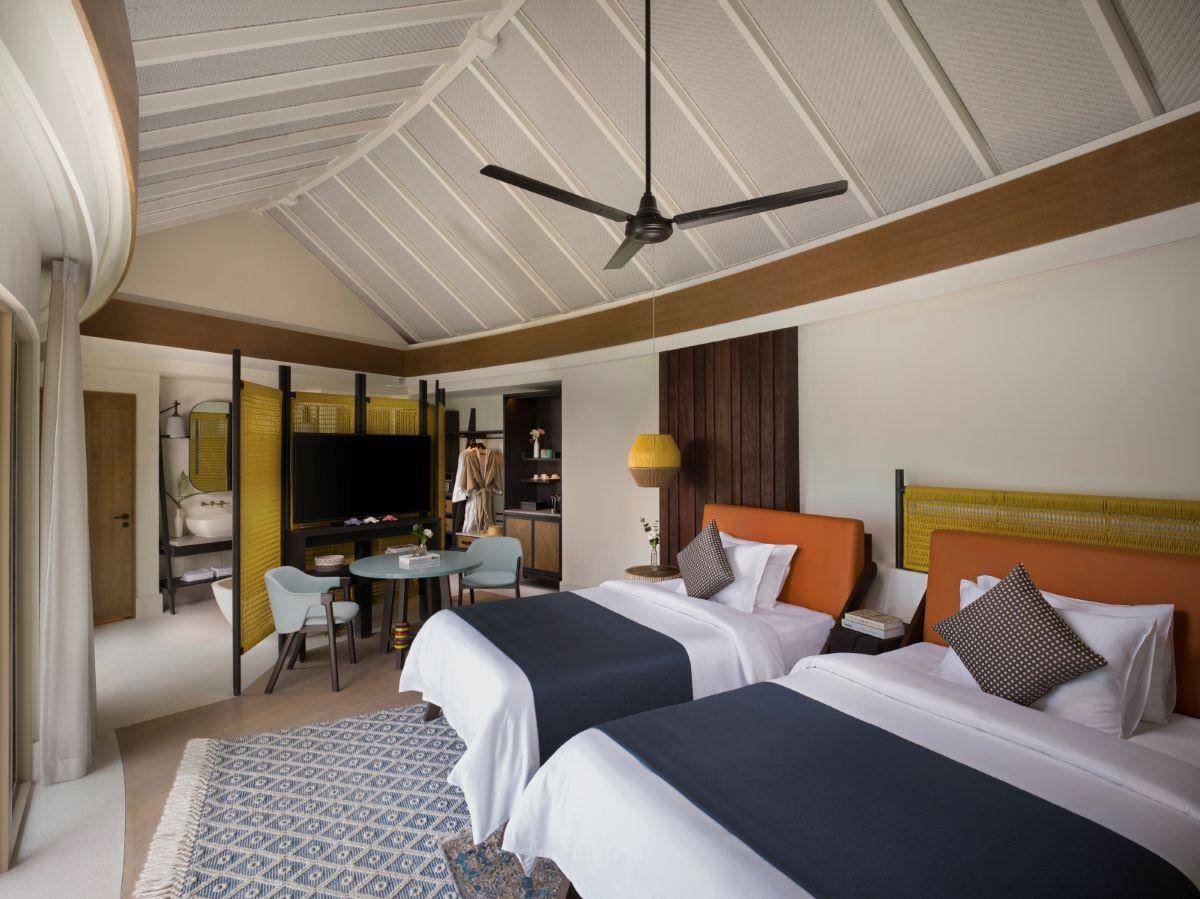 InterContinental Maldives Maamunagau Resort, Three Bedroom Overwater Pool Residence, Twin Zimmer