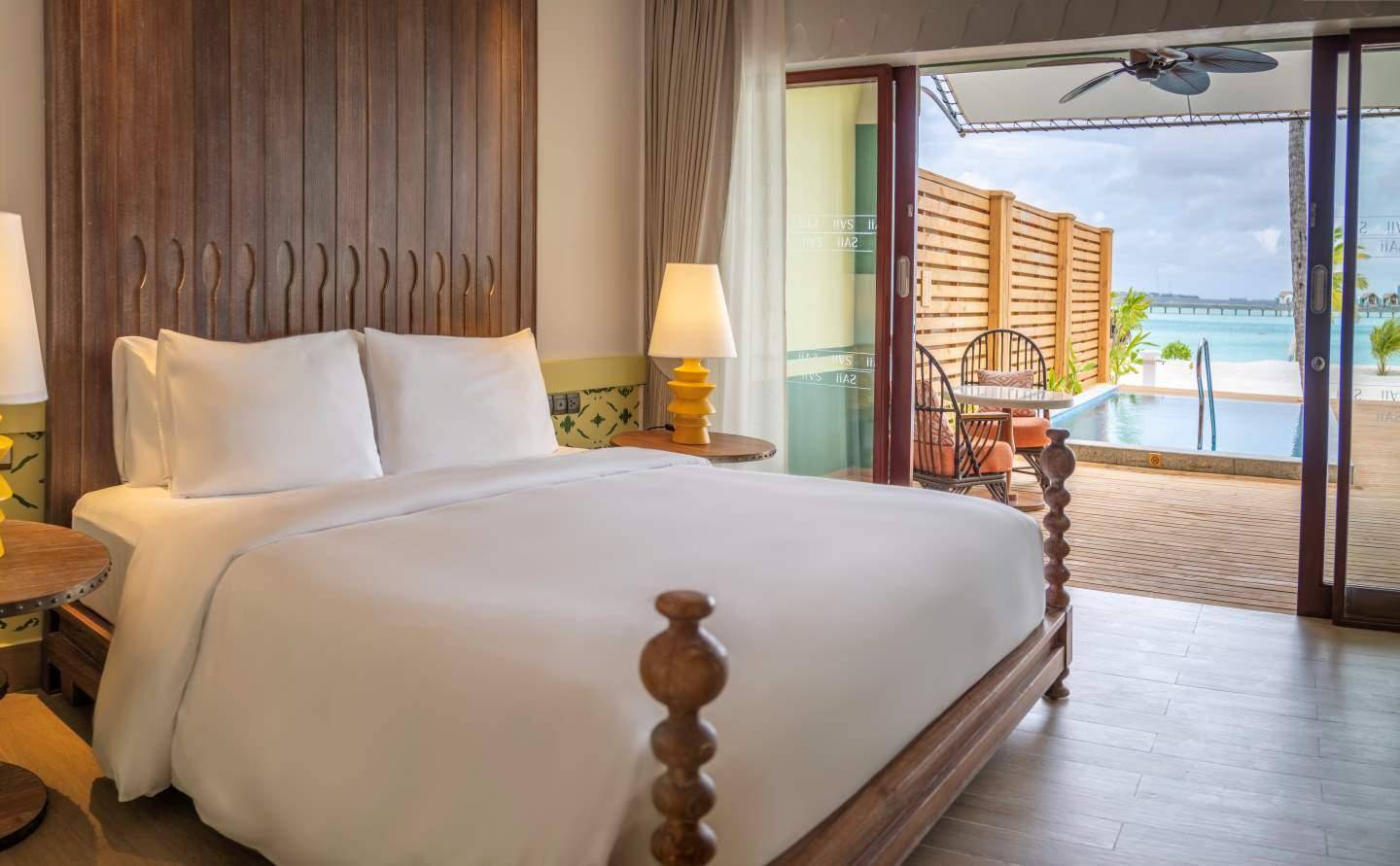Beach Room mit Pool, SAii Lagoon Maldives
