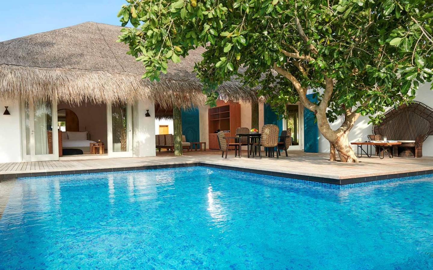 Two Bedroom Beach Sunset Villa, Fairmont Maldives Sirru Fen Fushi