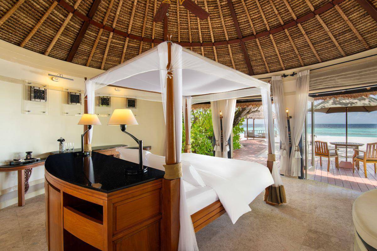 Banyan Tree Vabbinfaru, Beachfront Pool Villa, Schlafen