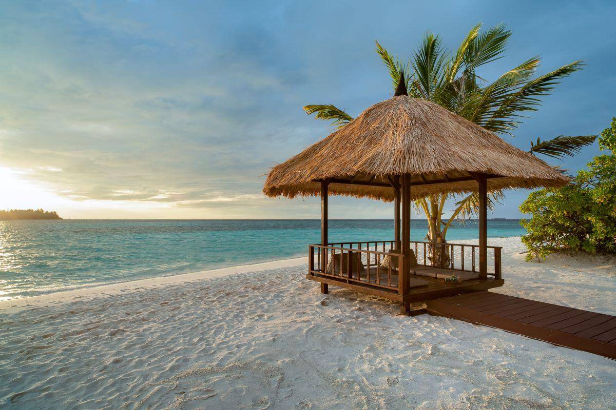Banyan Tree Vabbinfaru, Grand Beachfront Pool Villa, Strand