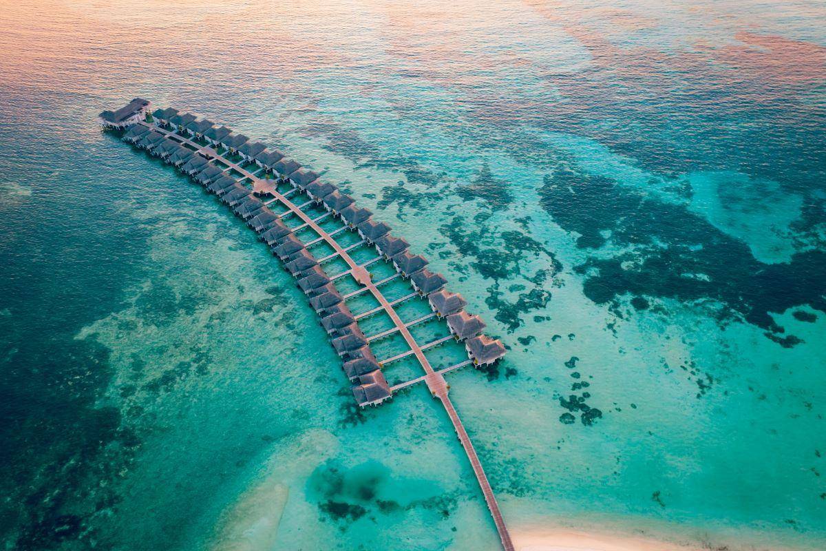 Lux* South Ari Atoll, Water Villa, Ansicht von oben