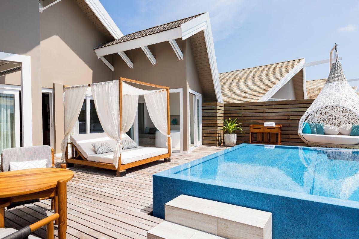 Lux* South Ari Atoll, Temptation Pool Water Villa, Außenbereich