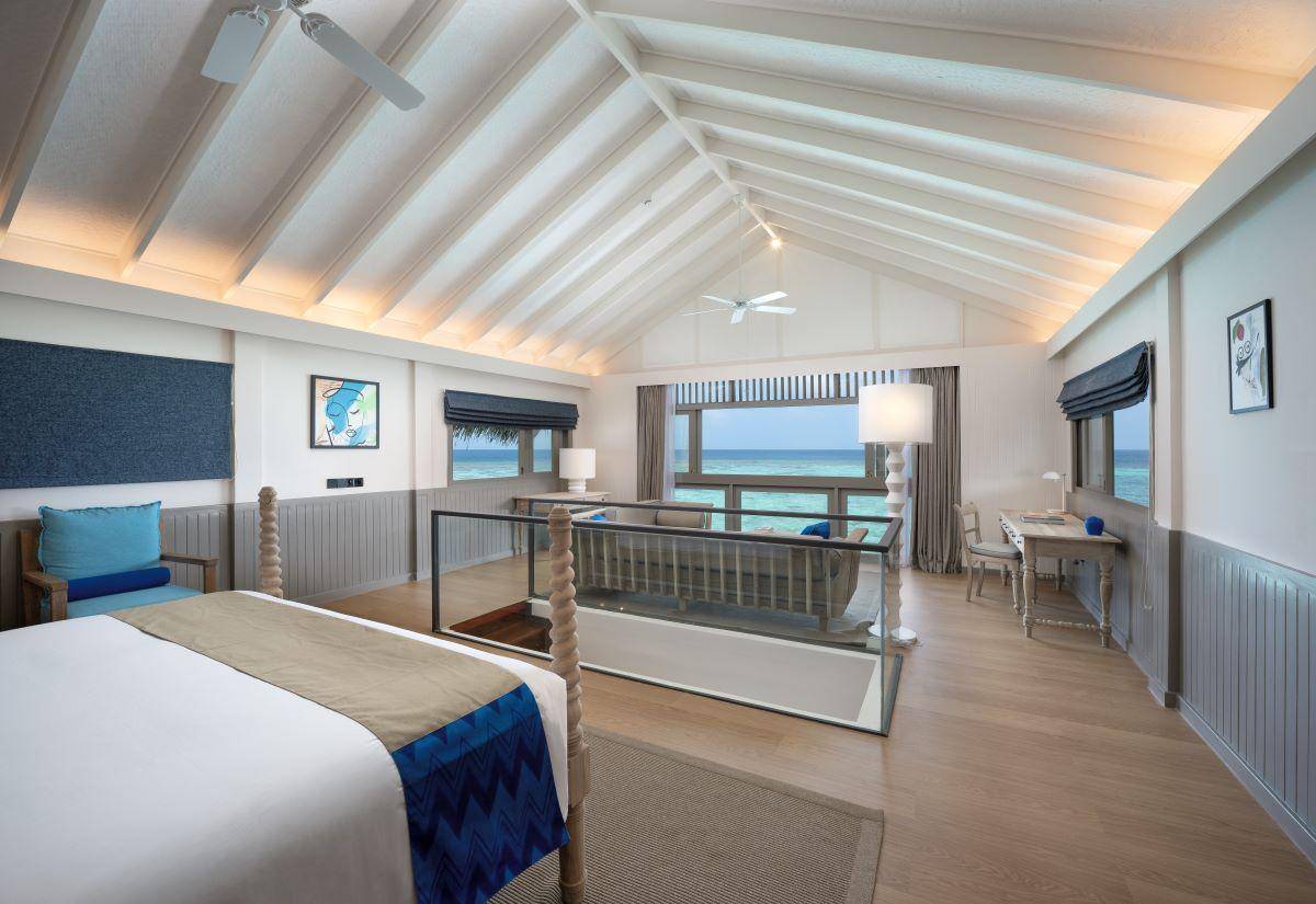Cora Cora Maldives, Duplex Lagoon Pool Villa, Schlafzimmer 1. Stock