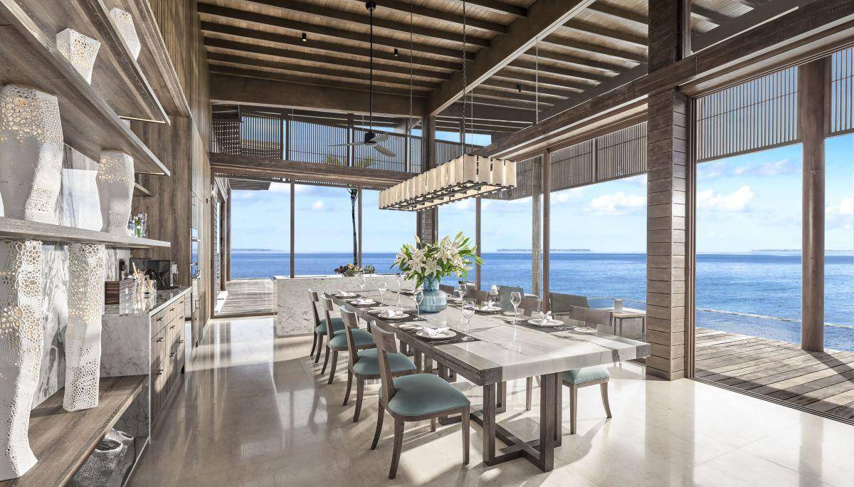 Park Hyatt Maldives Hadahaa, Kiaali Residence, Essbereich