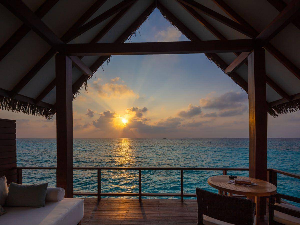 Heritance Aarah, Ocean Villa, Sonnenuntergang