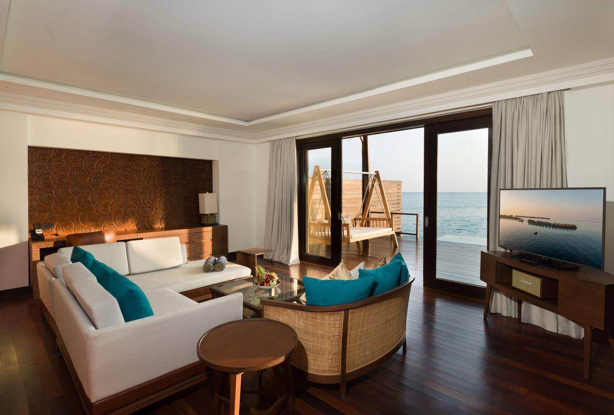 Heritance Aarah, Ocean Suite, Sofa mit Sesseln