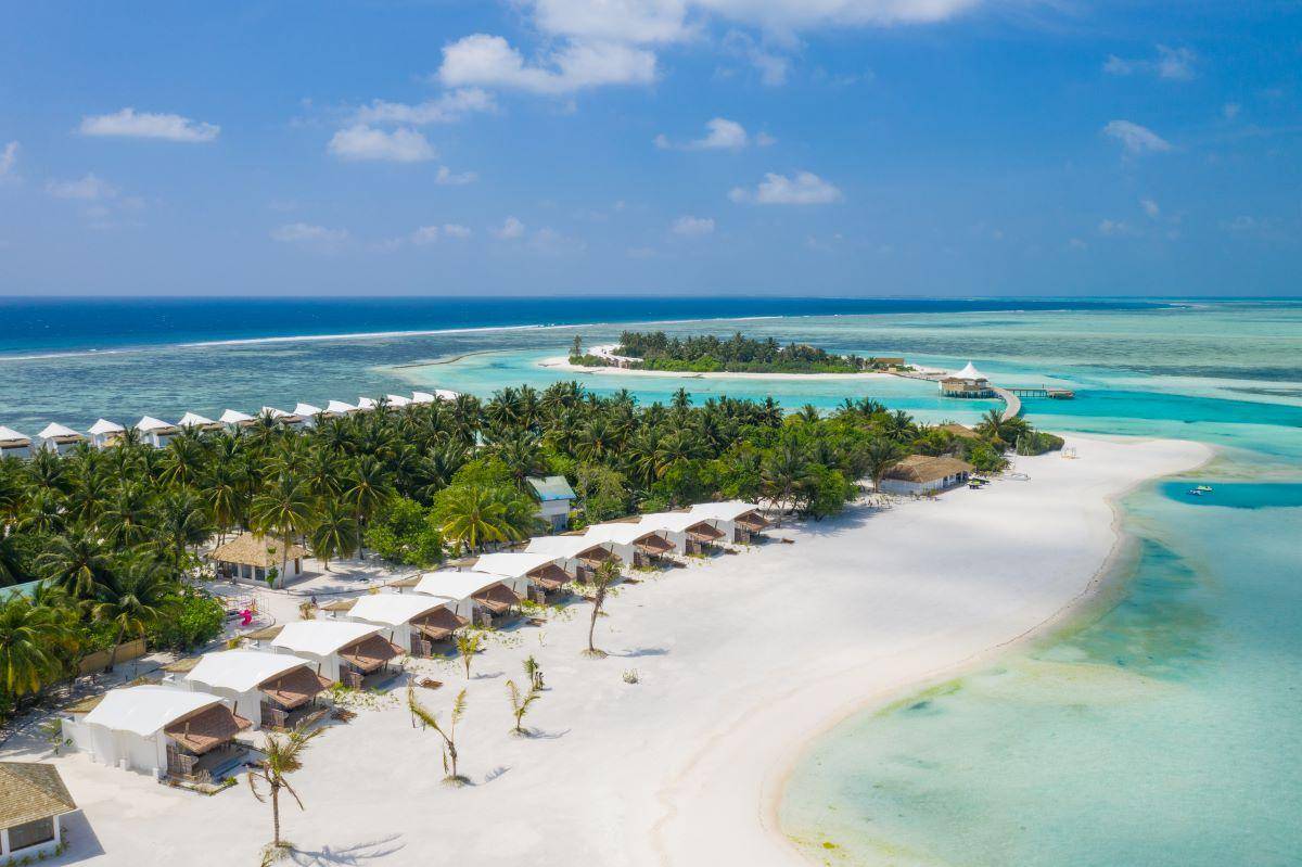 Cinnamon Hakuraa Huraa Maldives, Malediven, Beach Bungalow, Luftbild