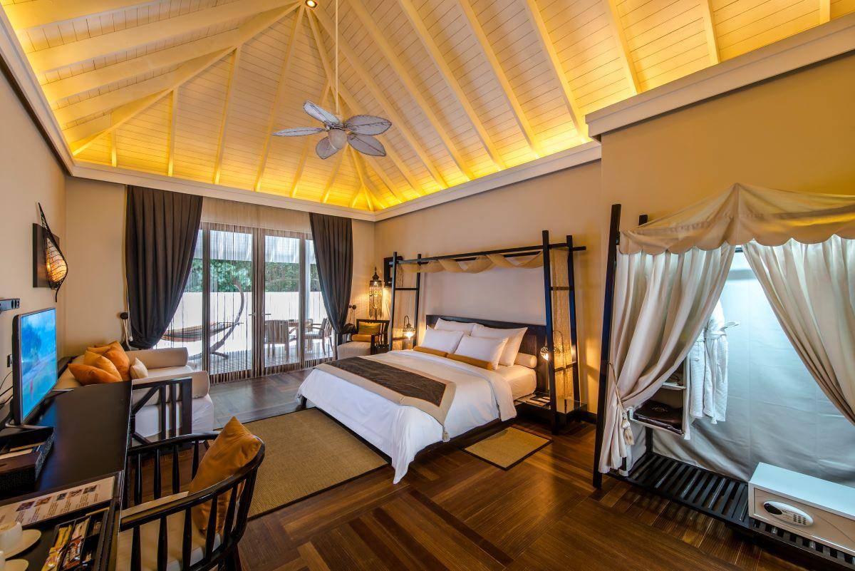 Ayada Maldives, Malediven, Garden Villa, Schlafzimmer