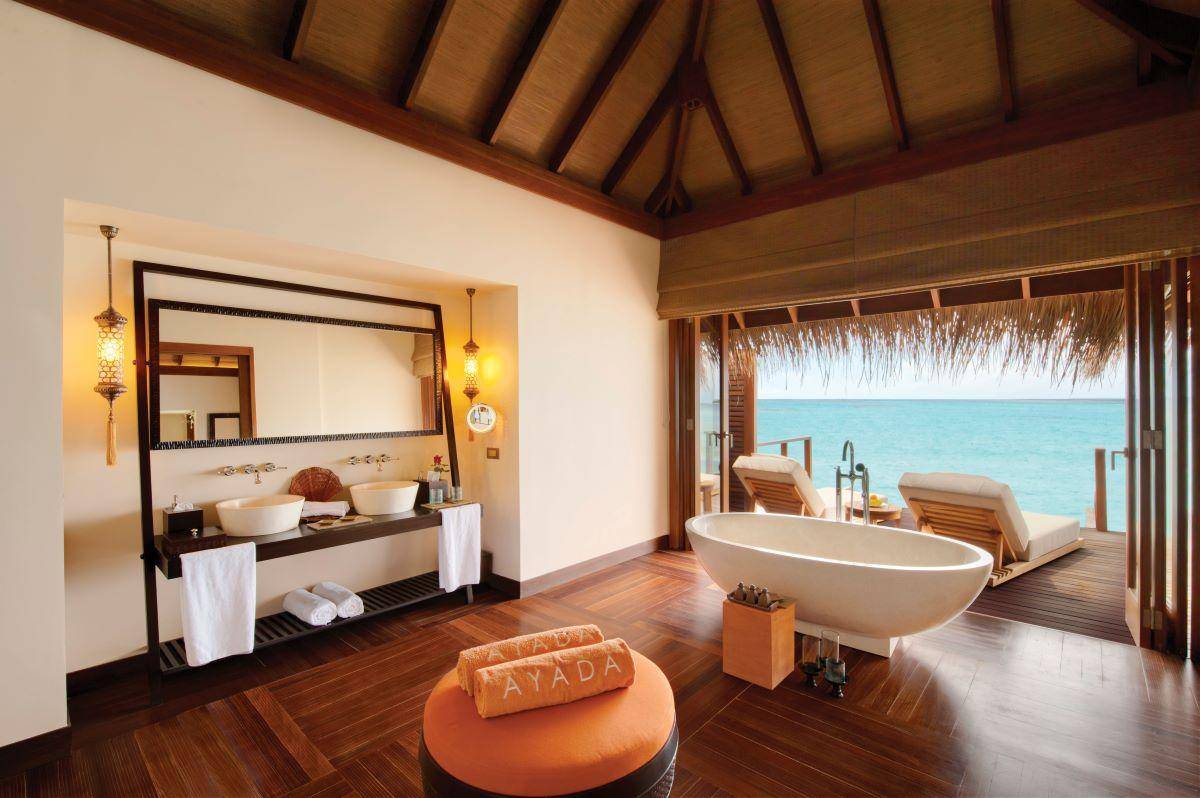 Ayada Maldives, Malediven, Ocean Villa with Pool, Badezimmer