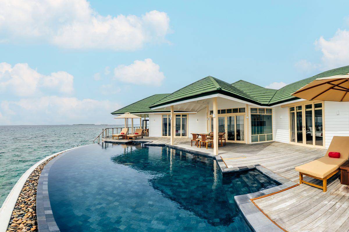 Siyam World Maldives, Malediven, Grand Water Pavilion with Pool and Slide, Pool