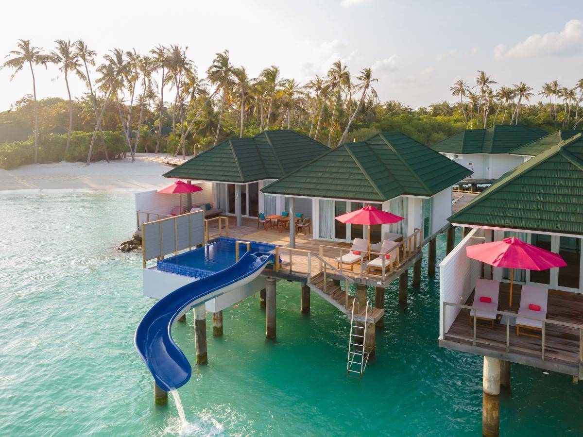 Siyam World Maldives, Malediven, Two Bedroom Lagoon Villa with Pool and Slide, Außenansicht