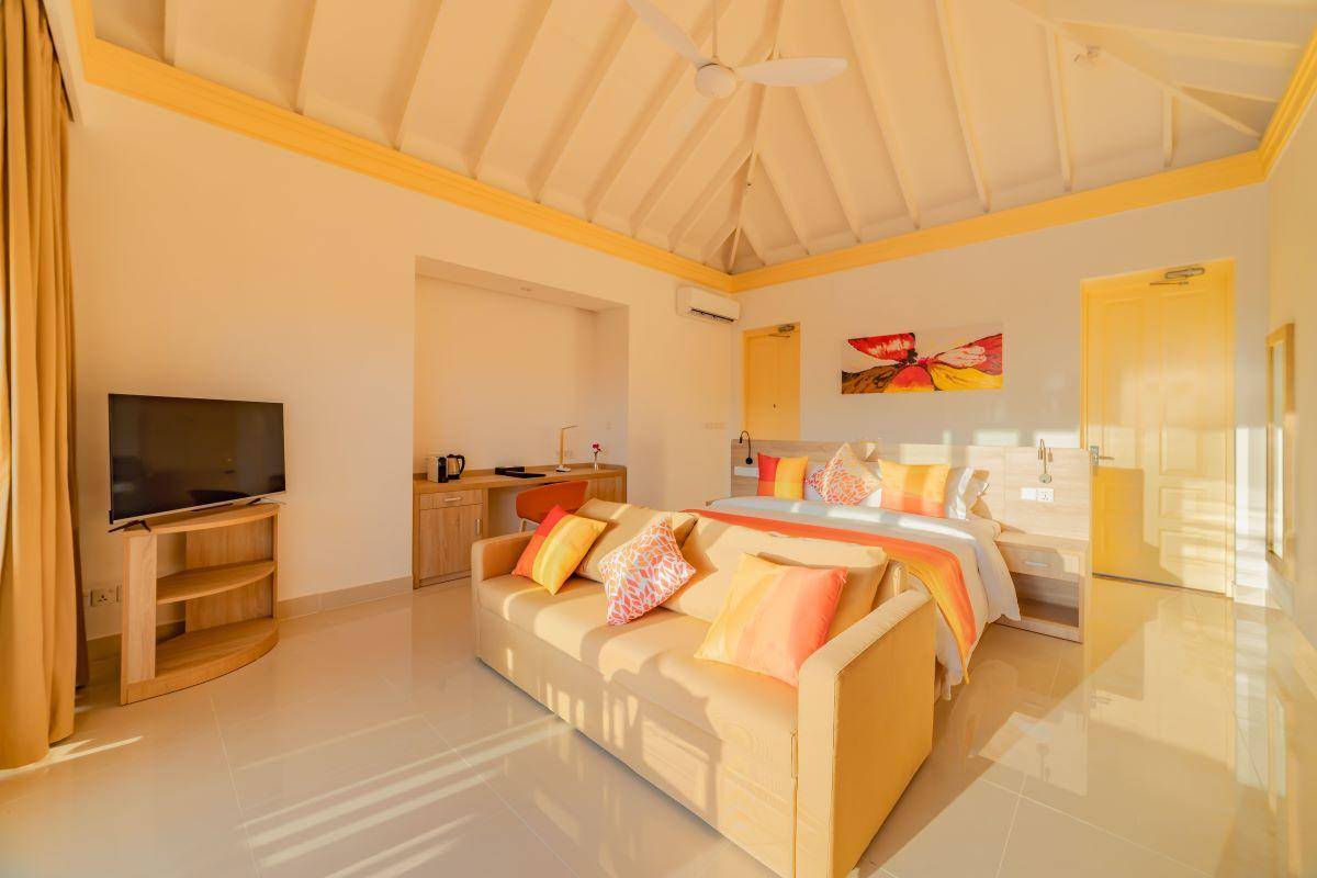 Siyam World Maldives, Malediven, Sunset Pool Beach Villa, Schlafzimmer
