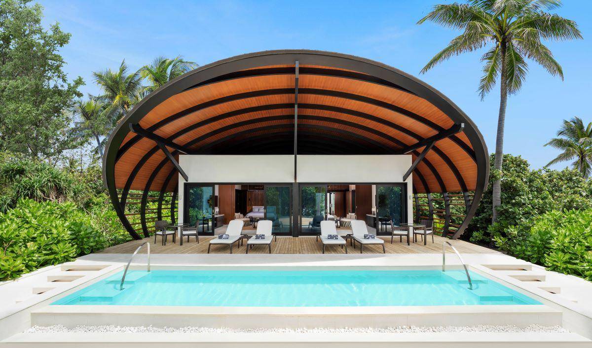 The Westin Maldives Miriandhoo Resort, Malediven, Two Bedroom Villa Pool, Außenbereich