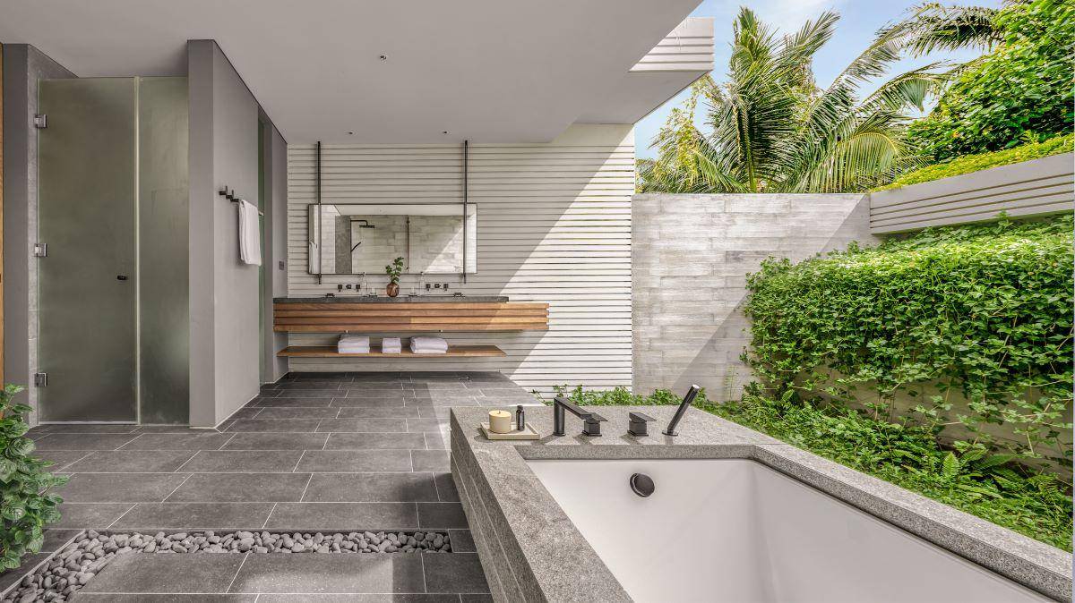 Alila Kothaifaru Maldives, Malediven, Beach Pool Villa, Badezimmer