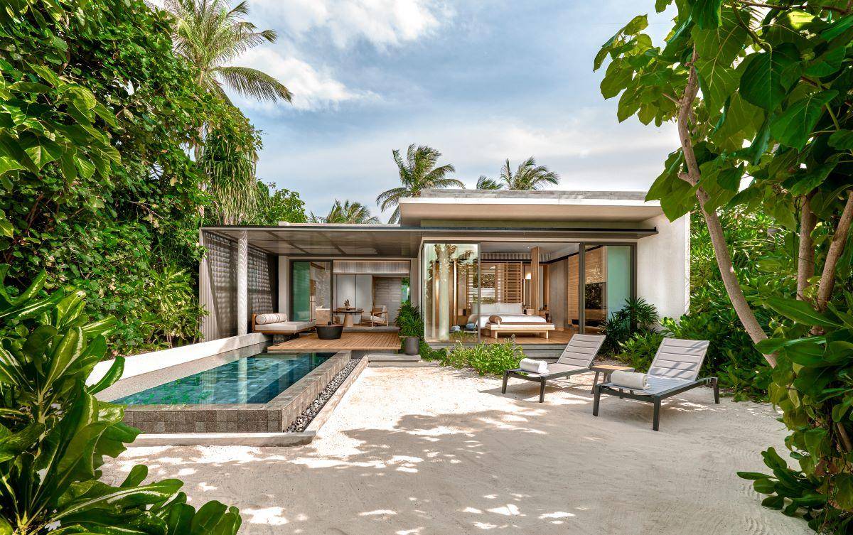 Alila Kothaifaru Maldives, Malediven Sunset Beach Pool Villa, Außenansicht