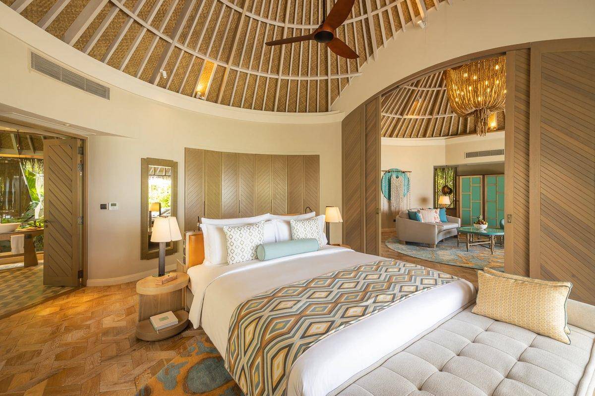 The Nautilus, Malediven, Beach House with a Private Infinity Pool, Schlafzimmer