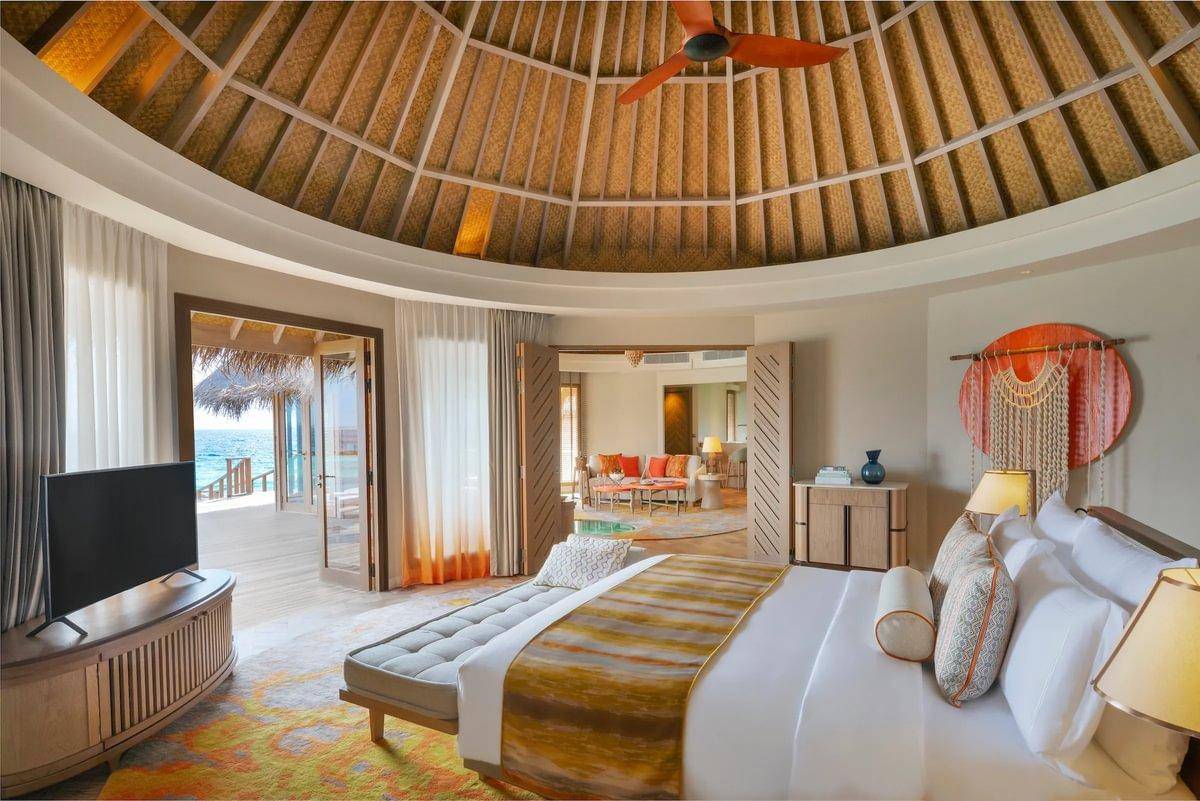The Nautilus, Malediven, Ocean Residence with a Private Infinity Pool, Schlafzimmer