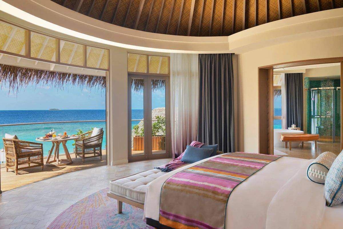 The Nautilus, Malediven, The Nautilus Mansion with a Private Infinity Pool, Schlafzimmer