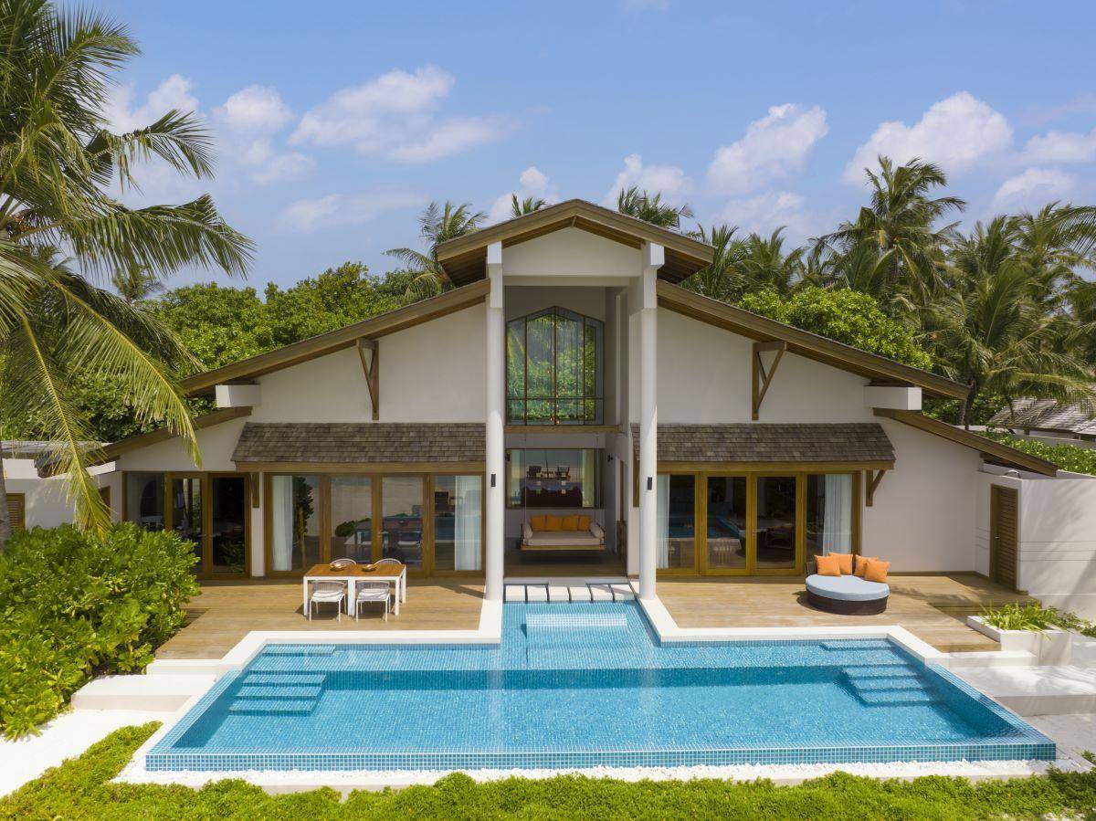Emerald Faarufushi Resort & Spa, Malediven, Presidential Beach Villa, Außenansicht