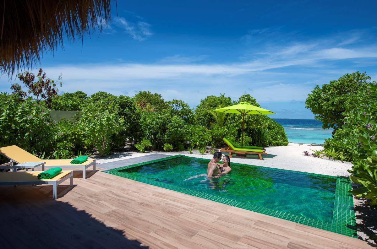 Emerald Maldives Resort & Spa, Malediven, Beach Villa with Pool, Pool