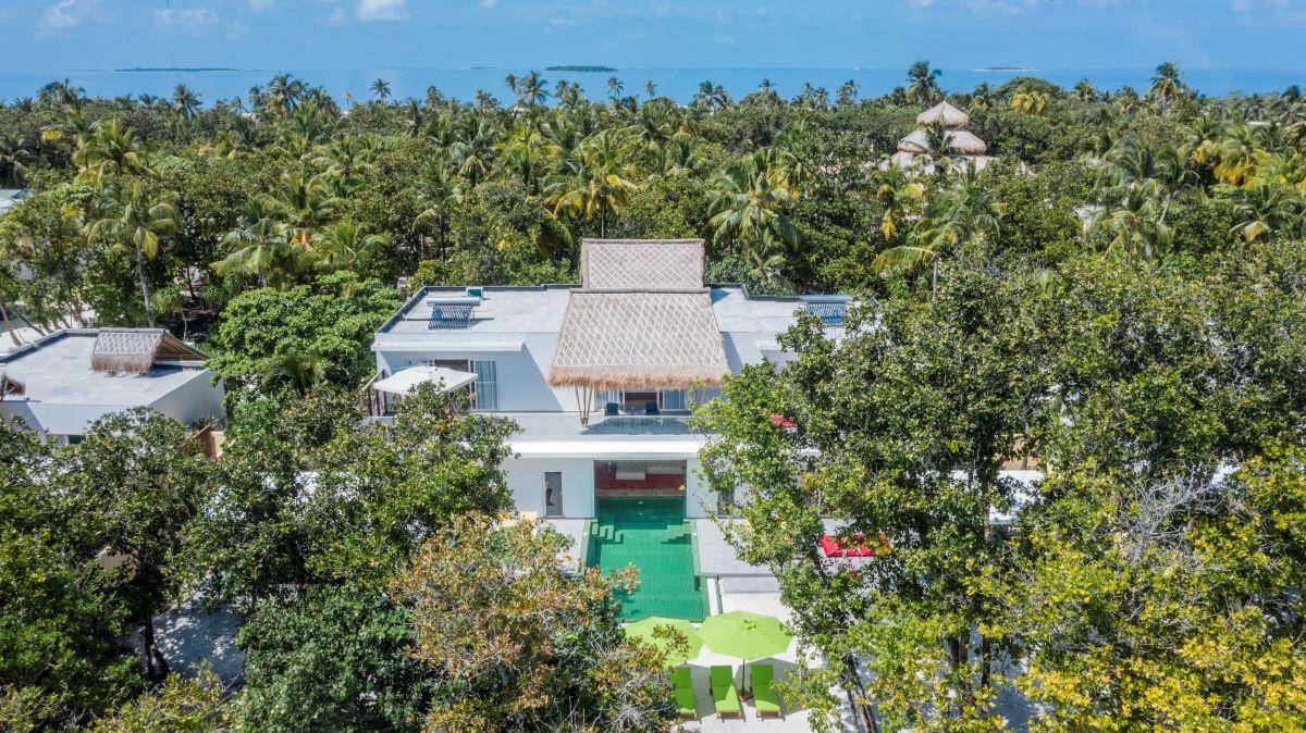 Emerald Maldives Resort & Spa, Malediven, Royal Beach Villa, Außenansicht