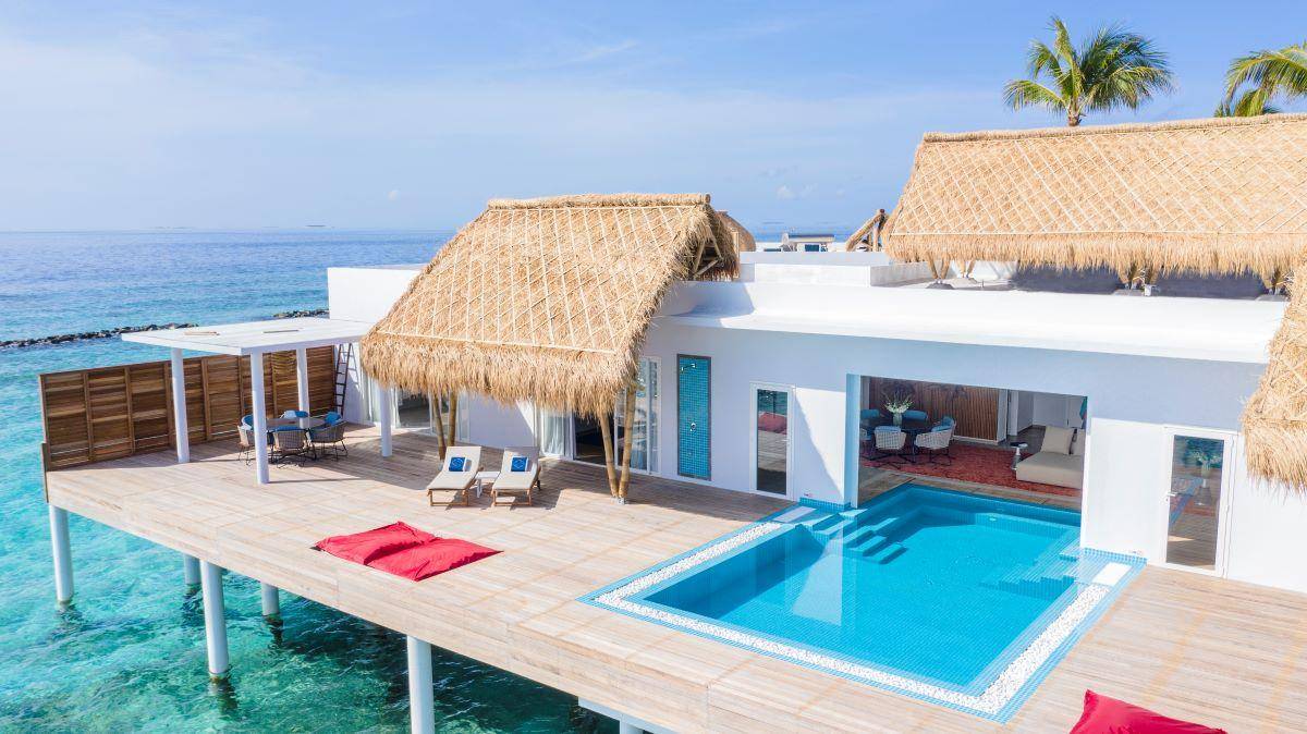 Emerald Maldives Resort & Spa, Malediven, Presidential Water Villa, Pool