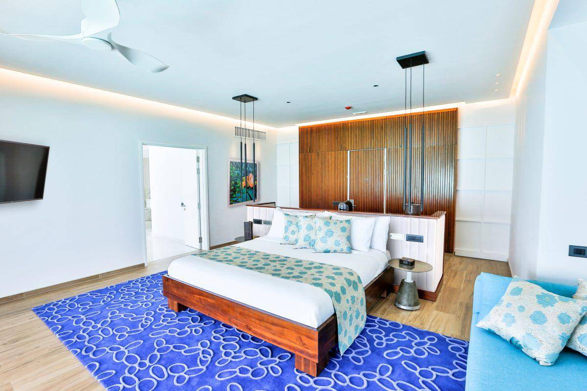 Emerald Maldives Resort & Spa, Malediven, Water Villa with Pool, Schlafzimmer