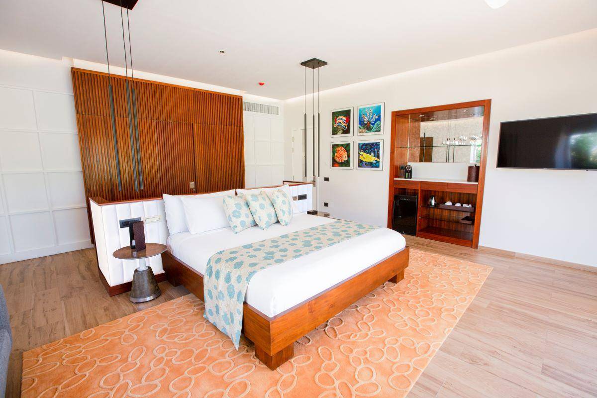 Emerald Maldives Resort & Spa, Malediven,  Marina Beach Villa with Pool, Schlafzimmer