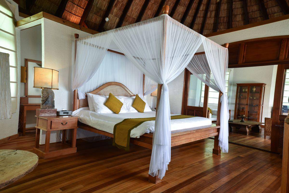 Coco Palm Dhuni Kolhu, Malediven, Sunset Lagoon Villa, Schlafzimmer