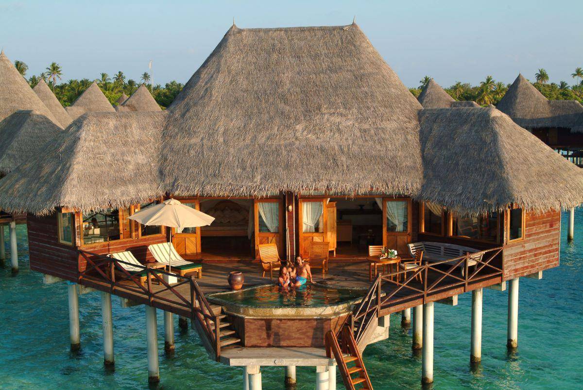 Coco Palm Dhuni Kolhu, Malediven, Sunset Lagoon Villa, Außenansicht