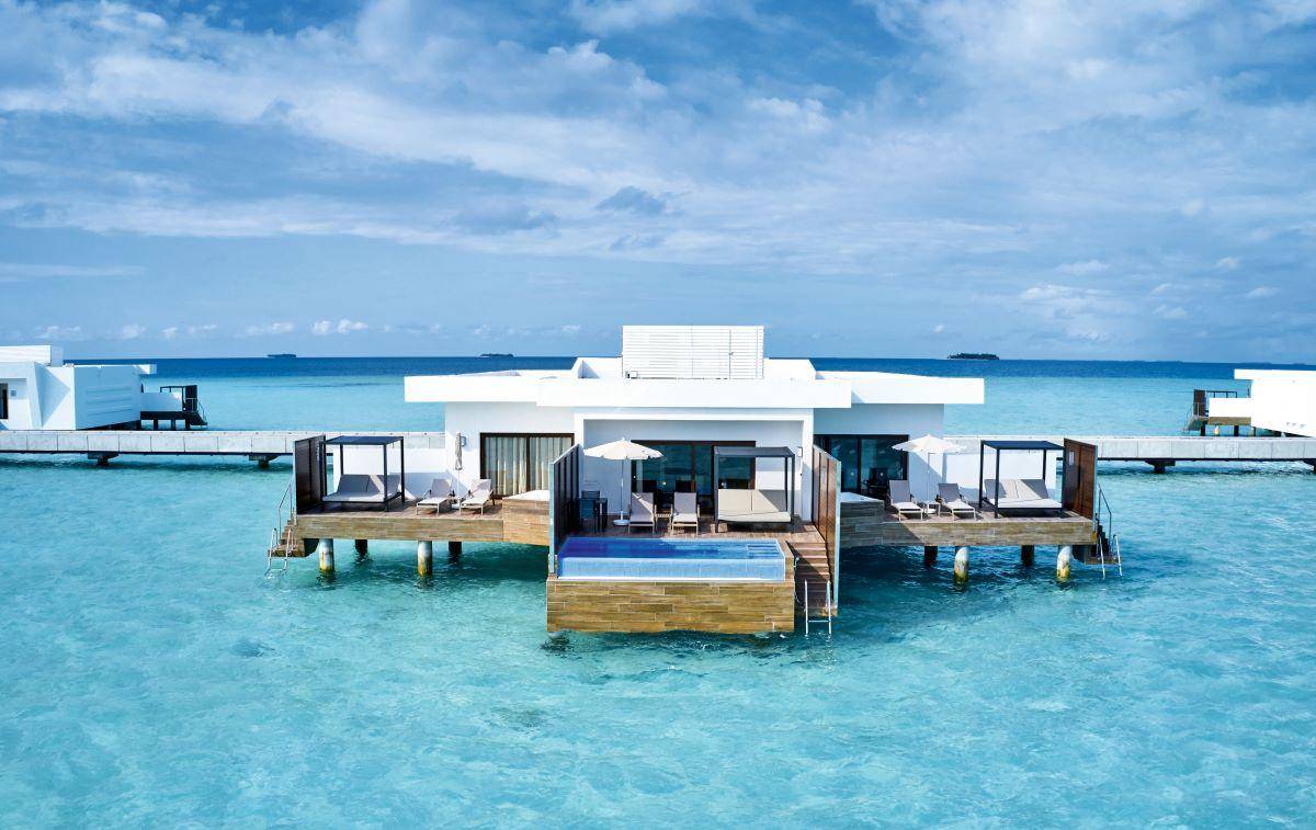 RIU Palace Maldivas, Malediven, Overwater Suite, Außenbereich