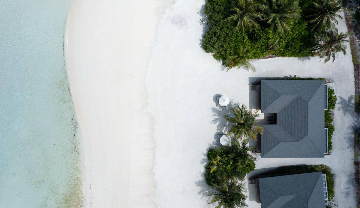Jawakara Isalnds Maldives, Malediven, Mabin Two Bedroom Villa, Luftaufnahme