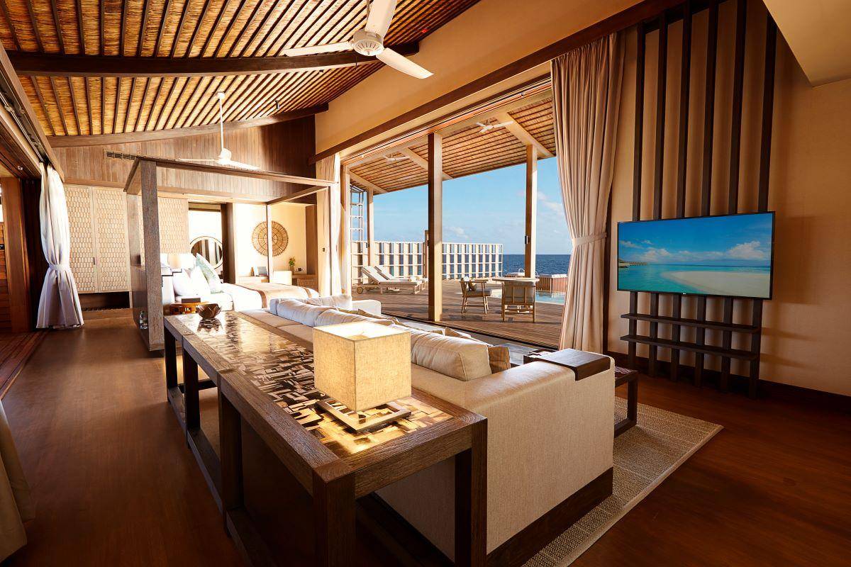 Kudadoo Maldives Private Island, Malediven, One Bedroom Residence, Wohnbereich