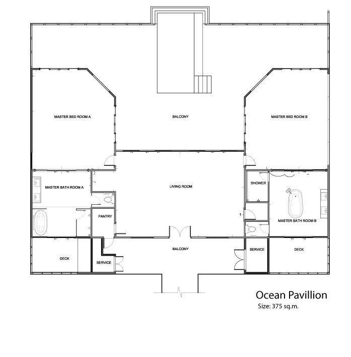 Two Bedroom Overwater Pool Pavilion