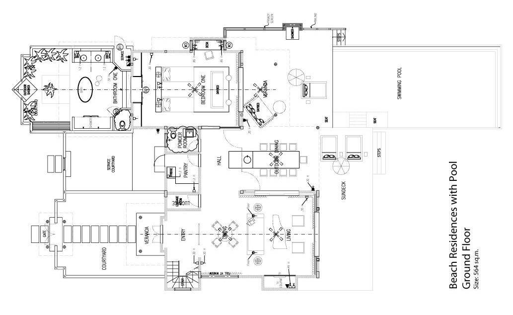 Two Bedroom Beach Pool Residence