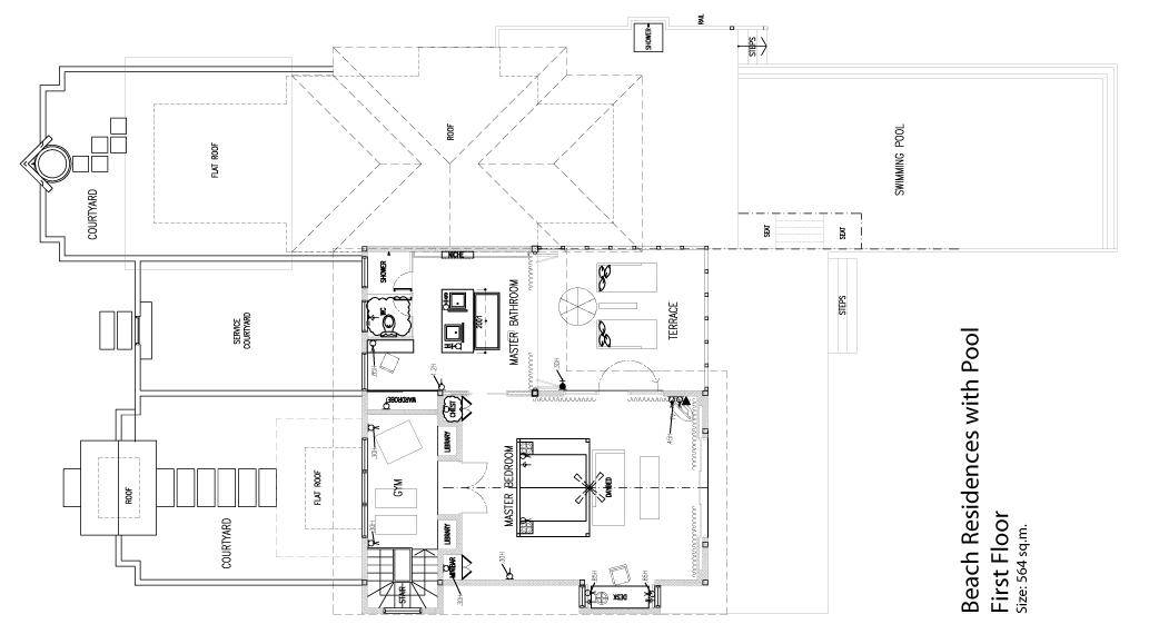 Two Bedroom Beach Pool Residence