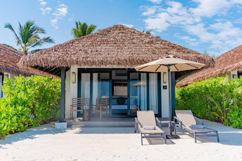 Nooee Maldives Beach Villa Exterior