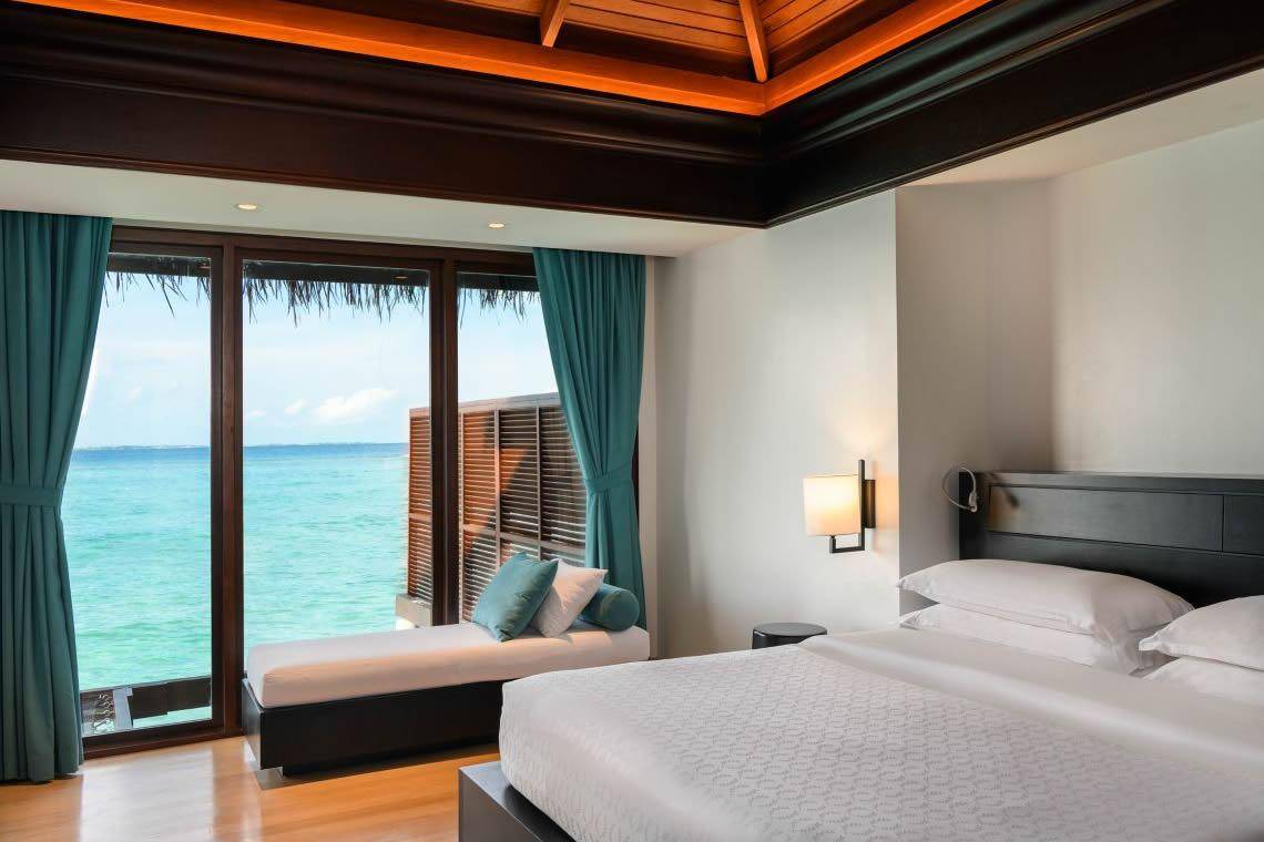 Villa über dem Wasser mit zwei Schlafzimmern