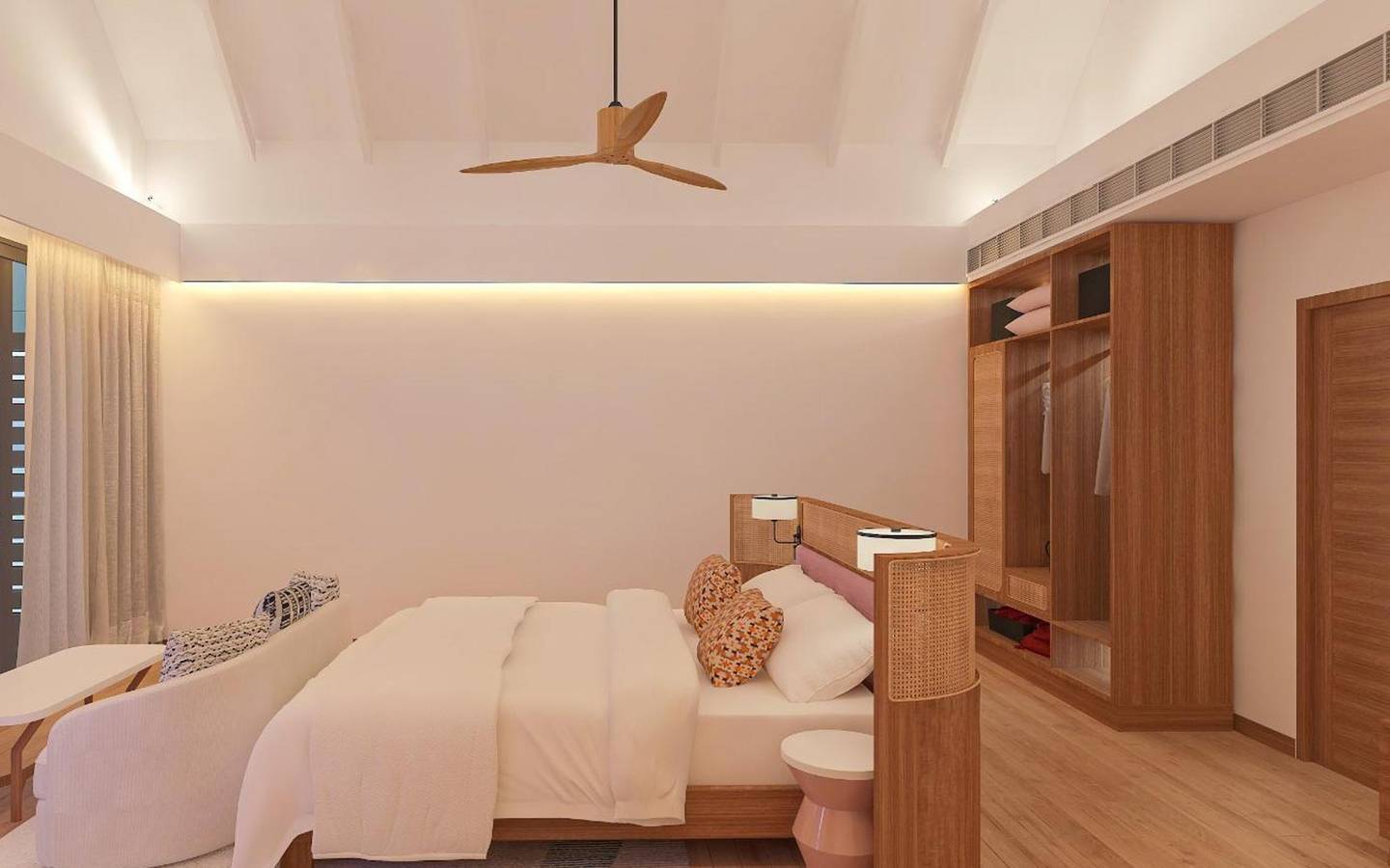 Two Bedroom Garden Residence with Private Pool Schlafzimmer