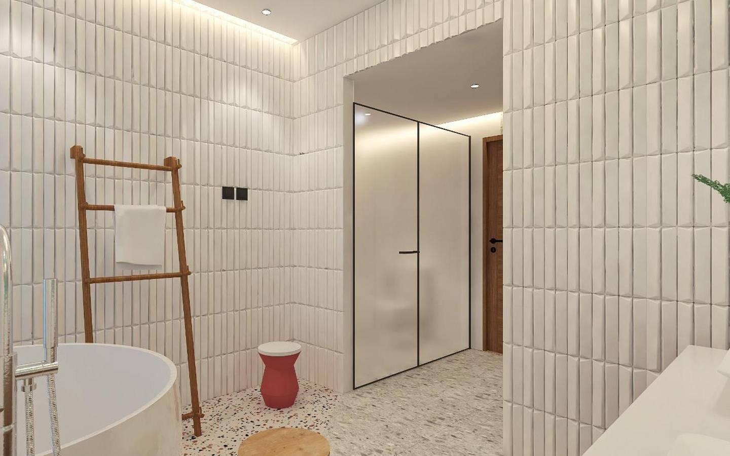 Two Bedroom Garden Residence with Private Pool Bad
