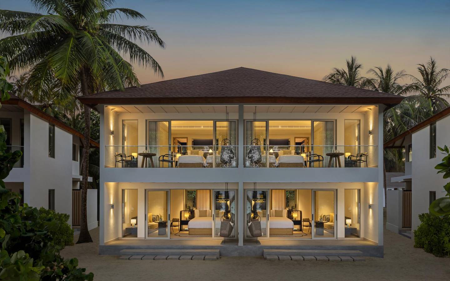 Avani Strand-Pavillon mit vier Schlafzimmern, Außenansicht