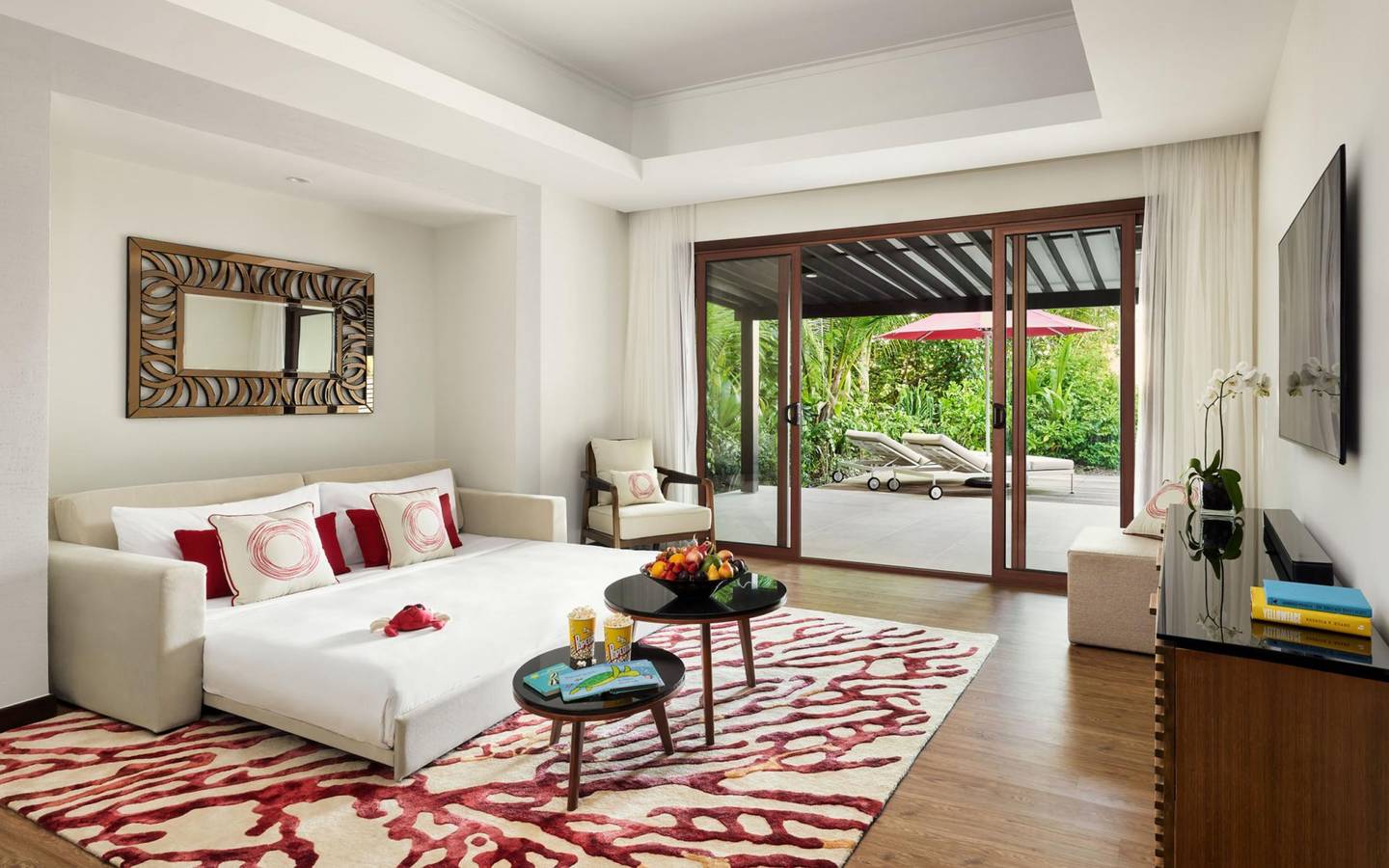 Niyama Private Islands - Deluxe Family Beach Pool Villas Sofa bed & Kids Set up