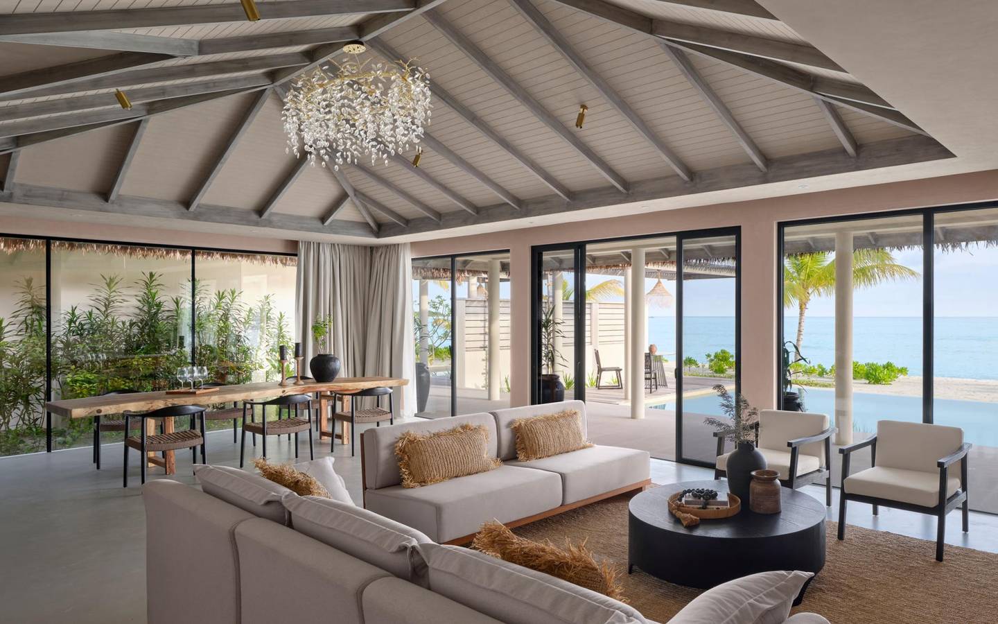 Villa Haven - Two Bedroom Residence with Two Beach Pools and Garden Pool -  Dining 2