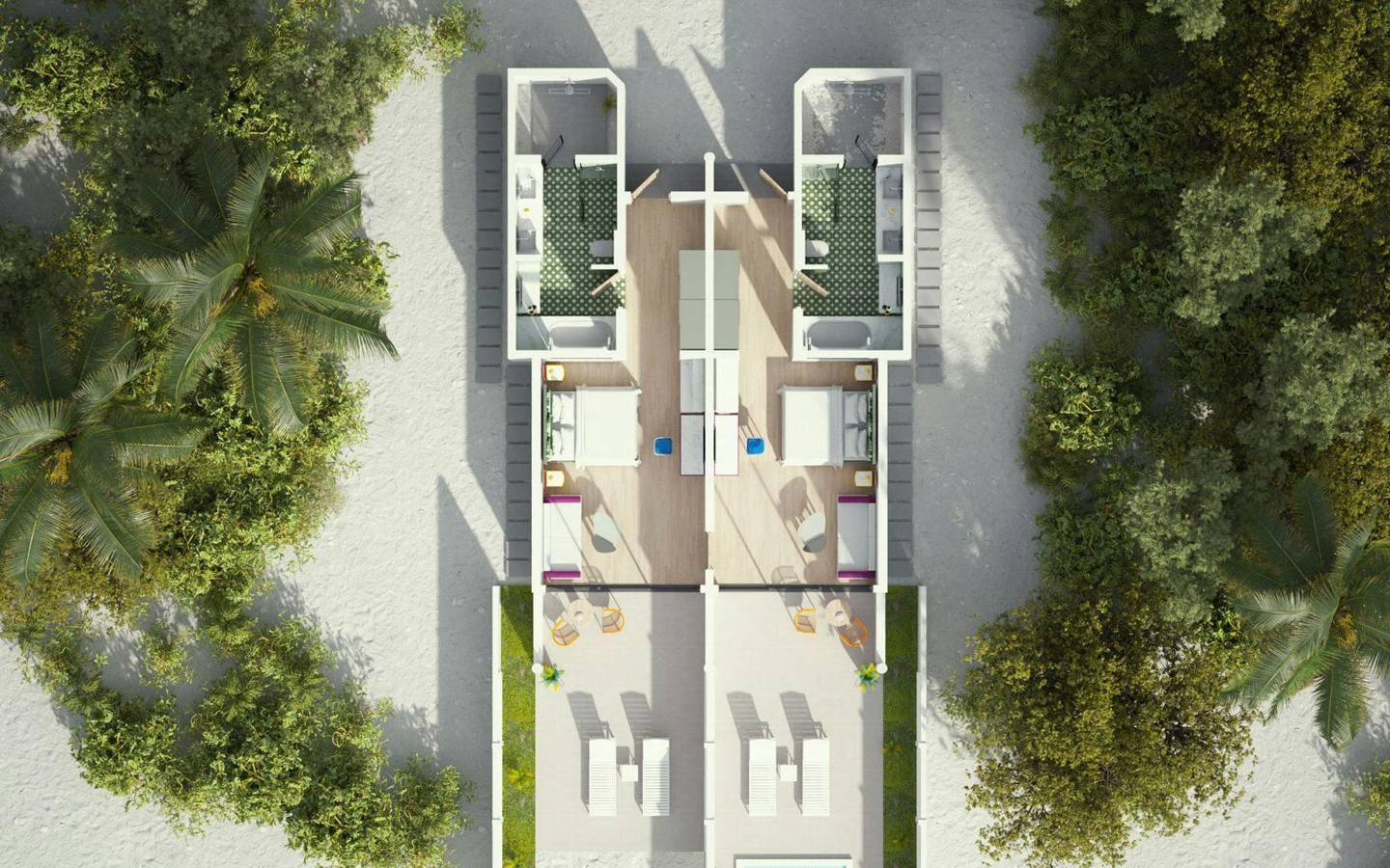 Floor_Plan_Villa_Park_Sun_Island_Two_Bedroom_Pool_Beach