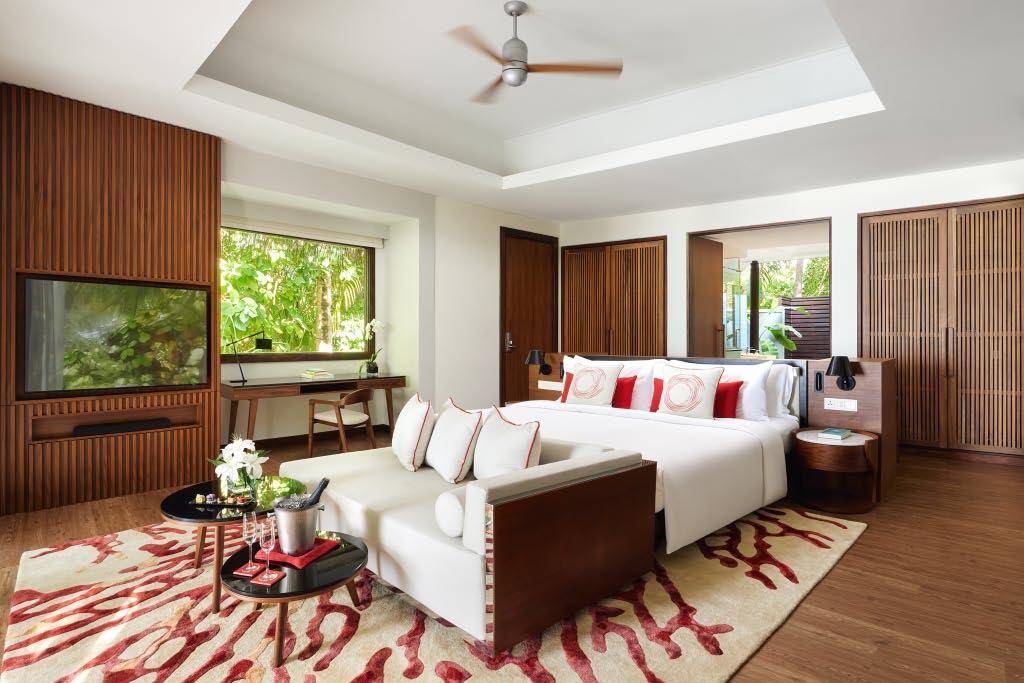 Beach Villa mit Pool Schlafen, Niyama Private Islands Maldives