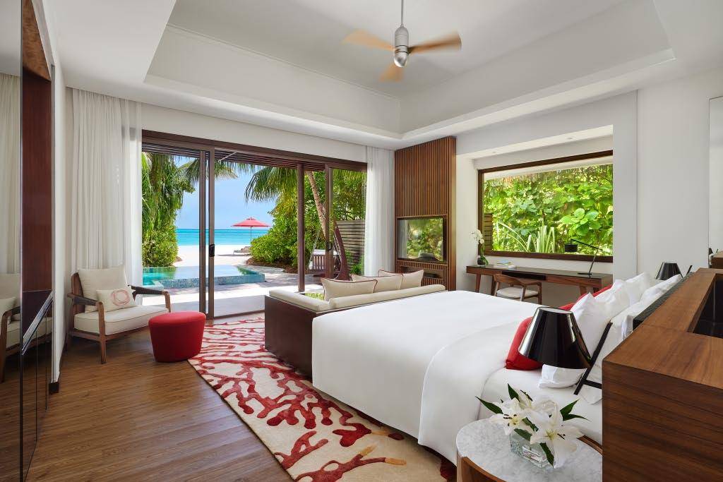 Beach Villa mit Pool Schlafen, Niyama Private Islands Maldives