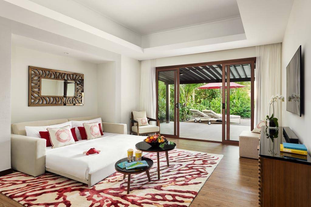 Family Beach Villa mit Pool, Schlafen, Niyama Private Islands