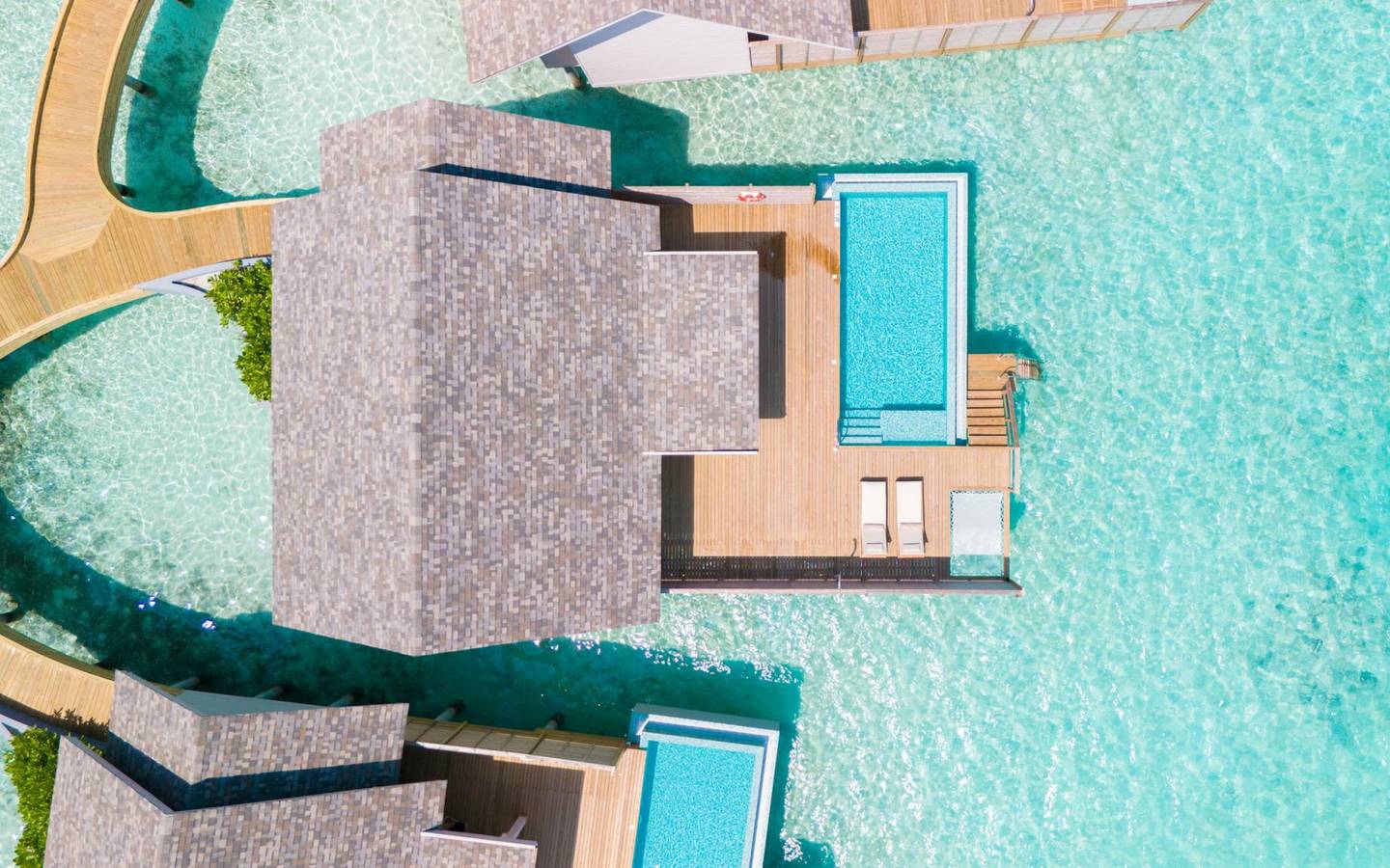Water Pool Villa - Lagunen Blick