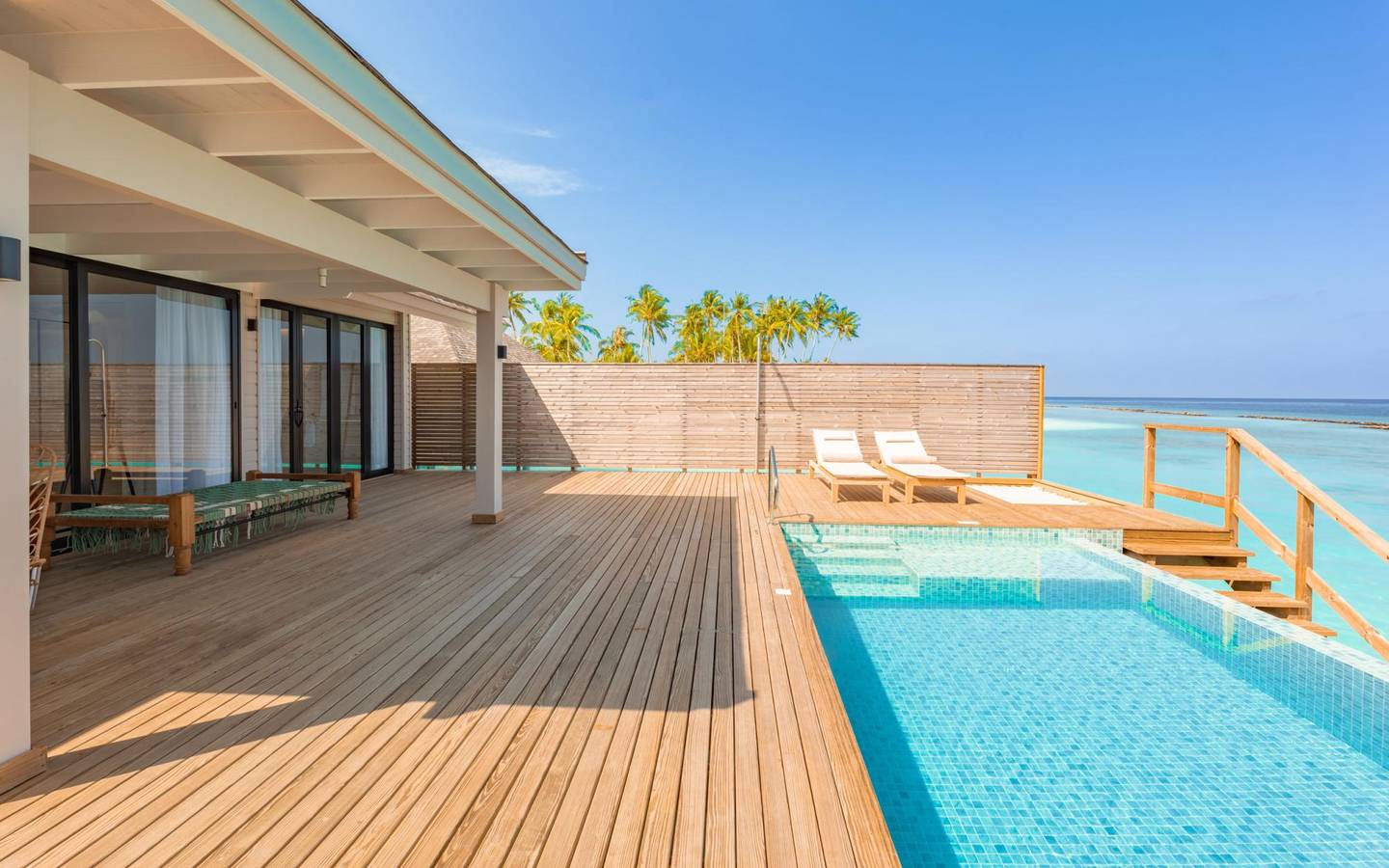 Water Pool Villa - Lagunen Blick